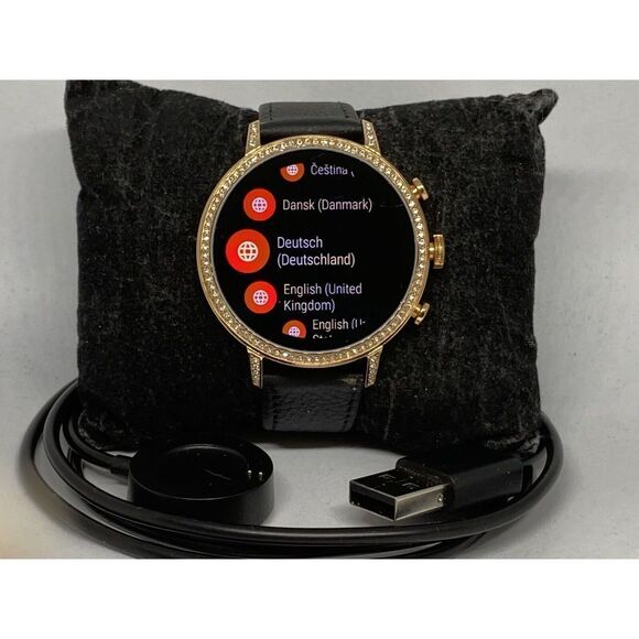 Fossil Gen 4 Authentic Digital Dial Smart Watch Custom Band FTW6015 LT312 - Picture 1 of 12